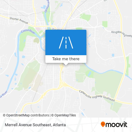 Mapa de Merrell Avenue Southeast