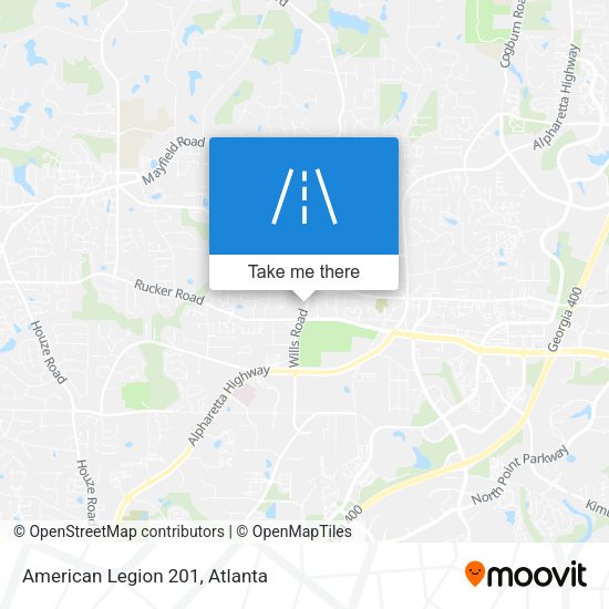American Legion 201 map
