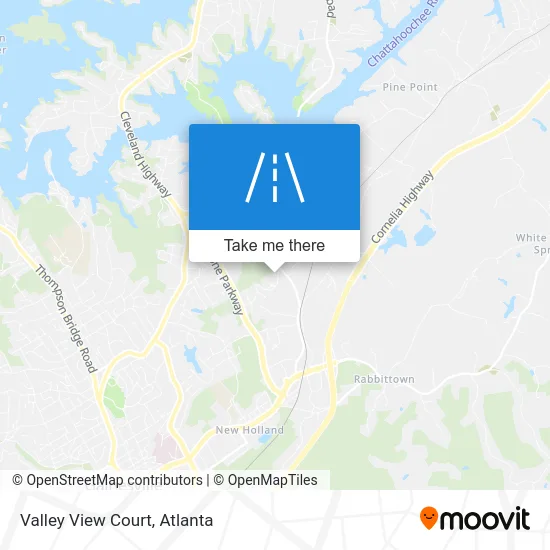 Valley View Court map