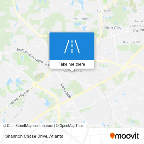 Shannon Chase Drive map