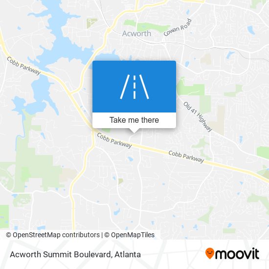 Mapa de Acworth Summit Boulevard