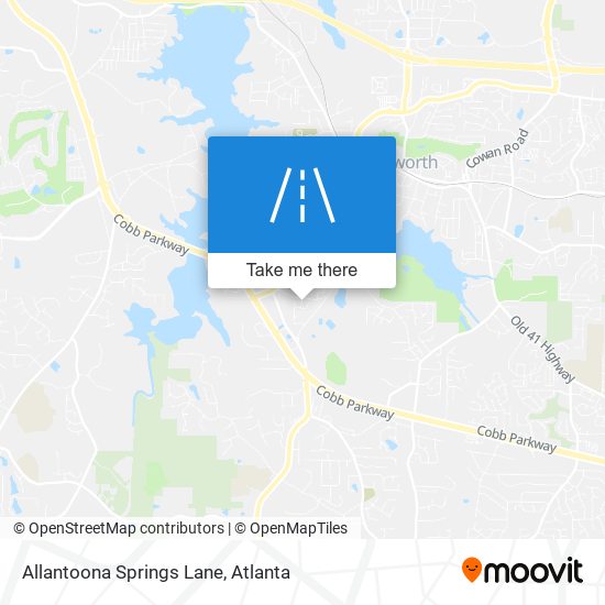 Mapa de Allantoona Springs Lane
