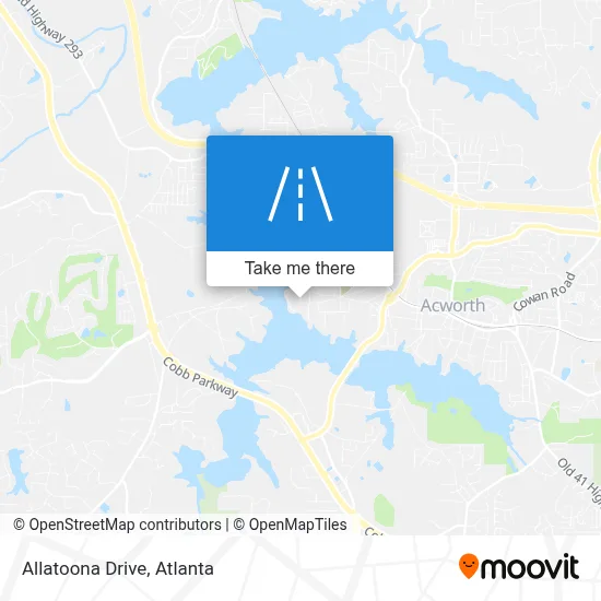 Allatoona Drive map