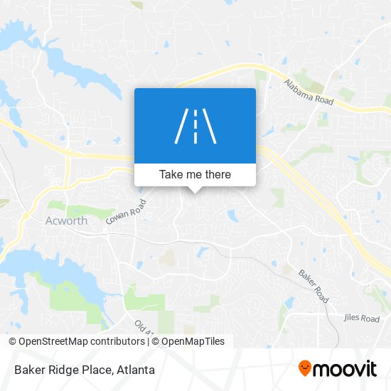 Mapa de Baker Ridge Place