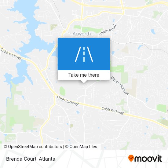 Mapa de Brenda Court