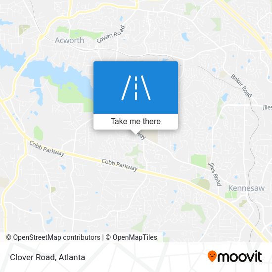 Mapa de Clover Road