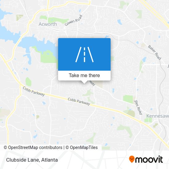Mapa de Clubside Lane