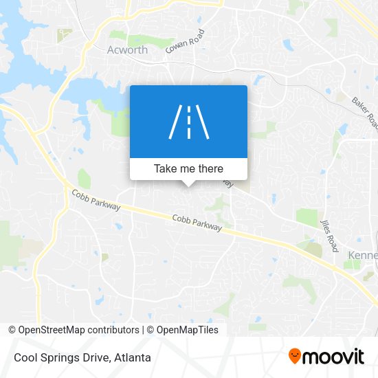 Mapa de Cool Springs Drive