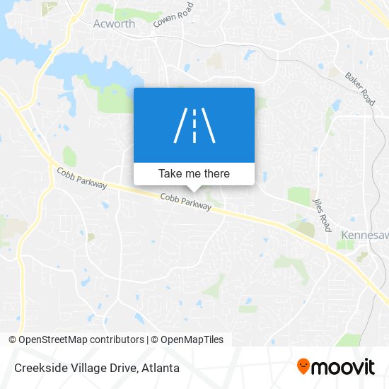 Creekside Village Drive map