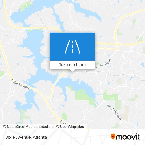 Mapa de Dixie Avenue