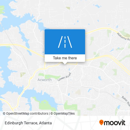 Edinburgh Terrace map