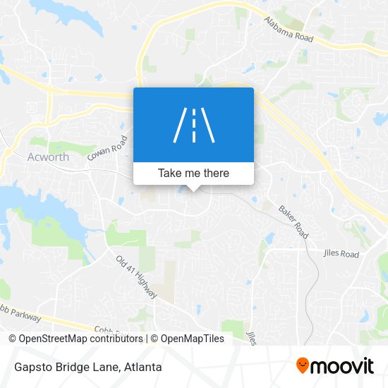 Mapa de Gapsto Bridge Lane
