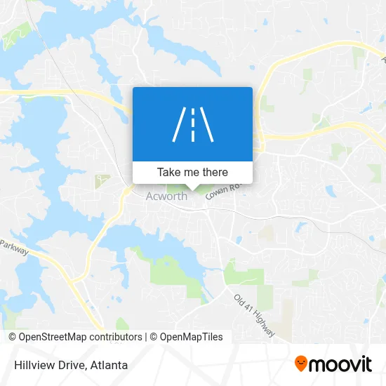 Hillview Drive map