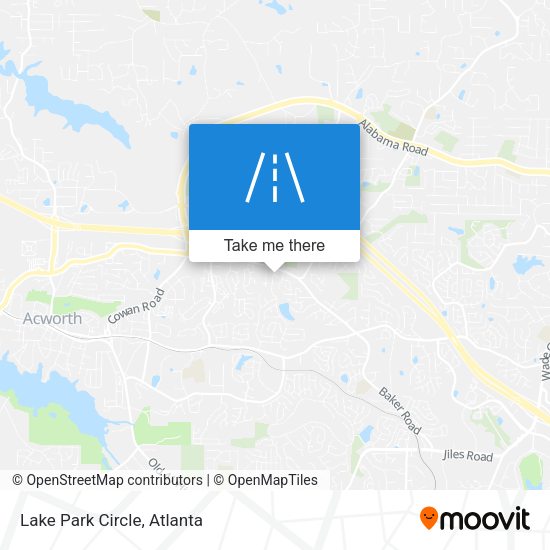 Mapa de Lake Park Circle