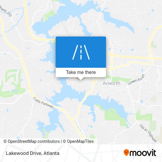 Mapa de Lakewood Drive