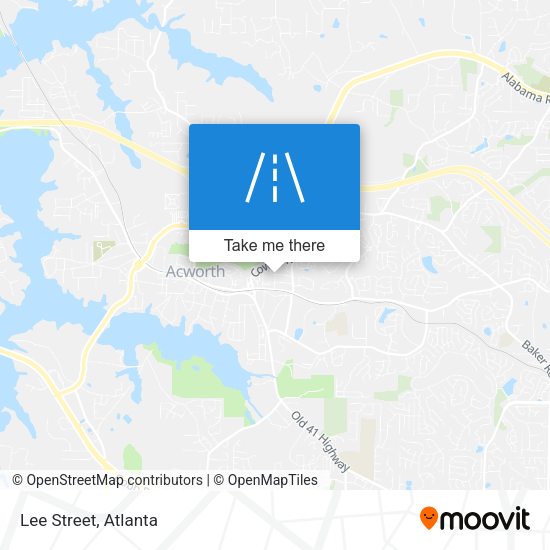 Mapa de Lee Street