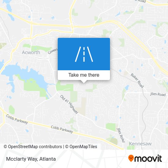 Mapa de Mcclarty Way