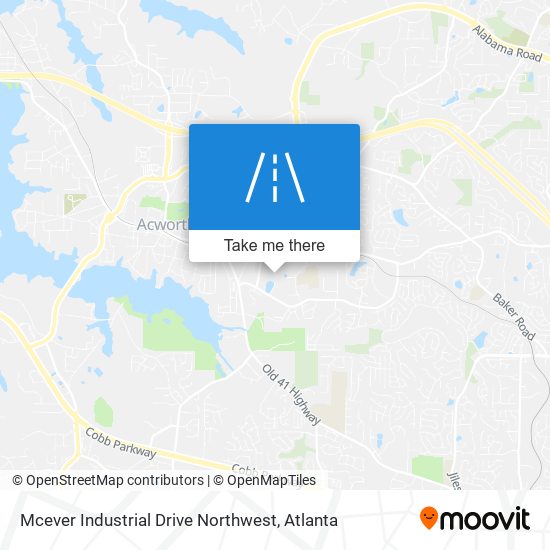 Mapa de Mcever Industrial Drive Northwest