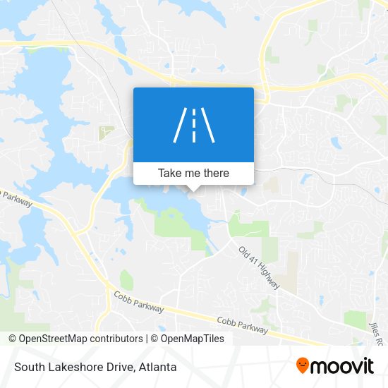 Mapa de South Lakeshore Drive