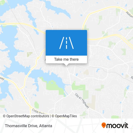 Thomasville Drive map