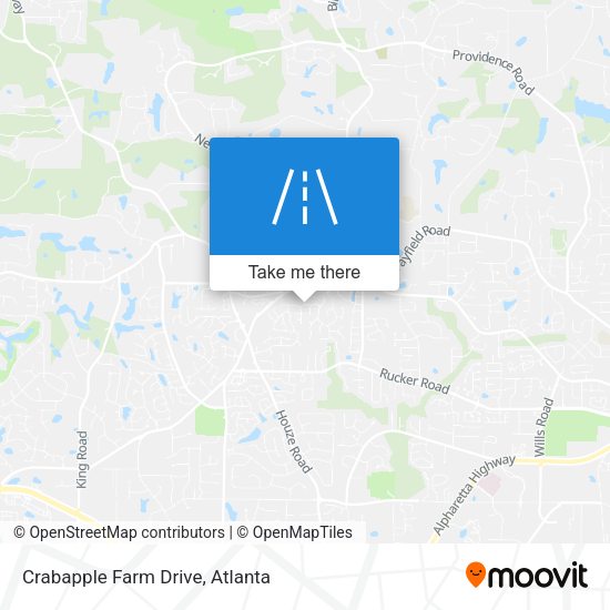 Crabapple Farm Drive map
