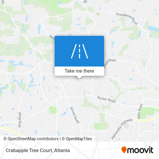 Crabapple Tree Court map