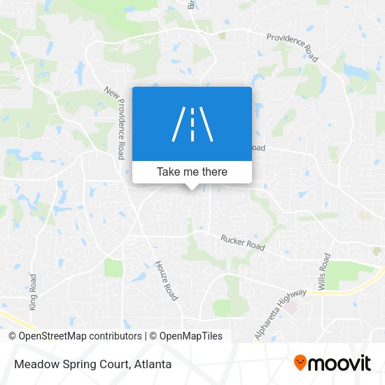 Meadow Spring Court map