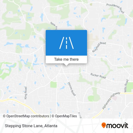 Mapa de Stepping Stone Lane