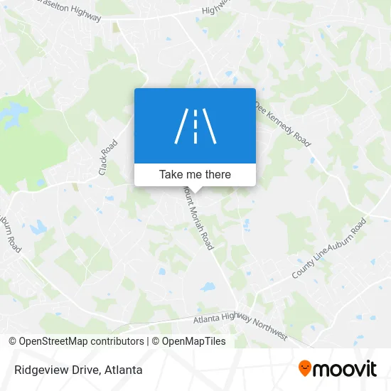 Ridgeview Drive map