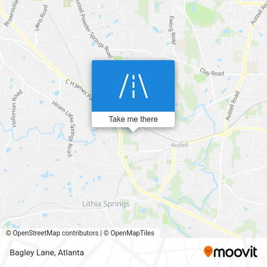 Bagley Lane map