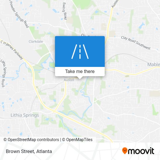 Mapa de Brown Street