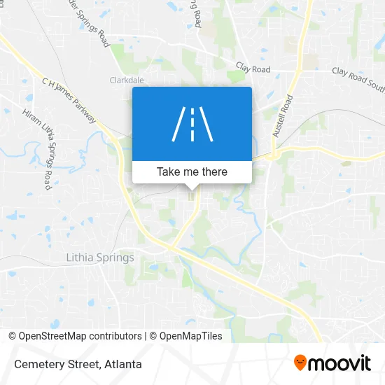 Cemetery Street map