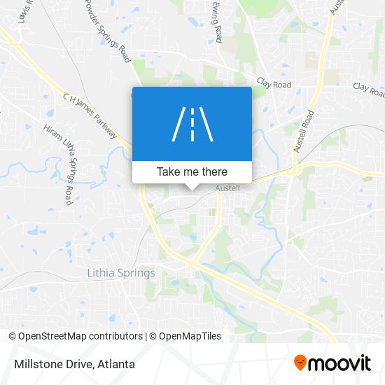 Millstone Drive map