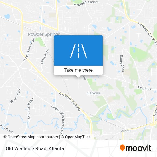 Mapa de Old Westside Road