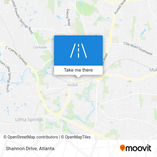 Shannon Drive map