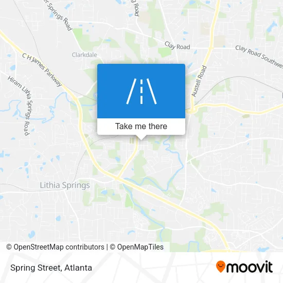 Spring Street map