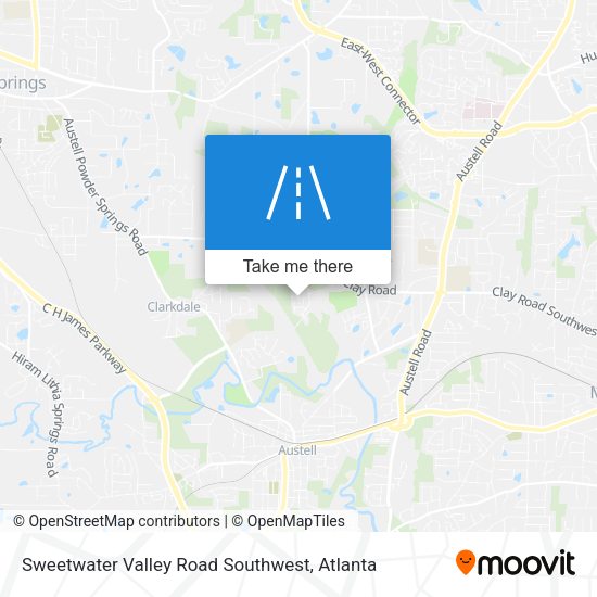 Mapa de Sweetwater Valley Road Southwest