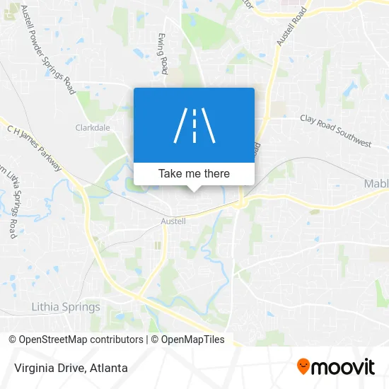 Virginia Drive map