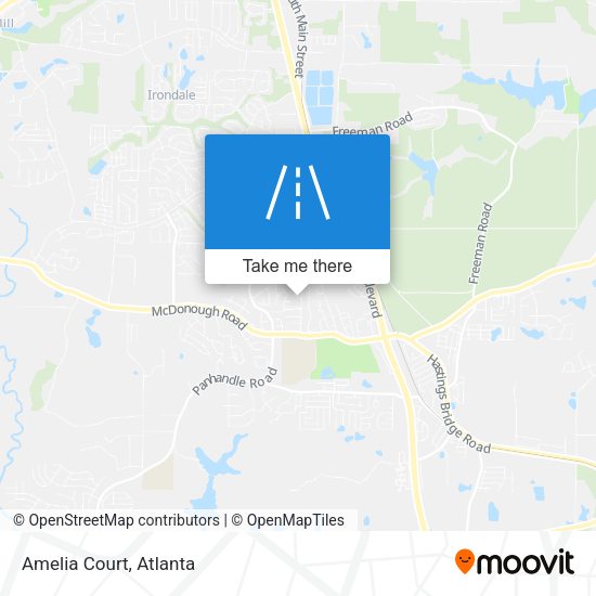 Mapa de Amelia Court