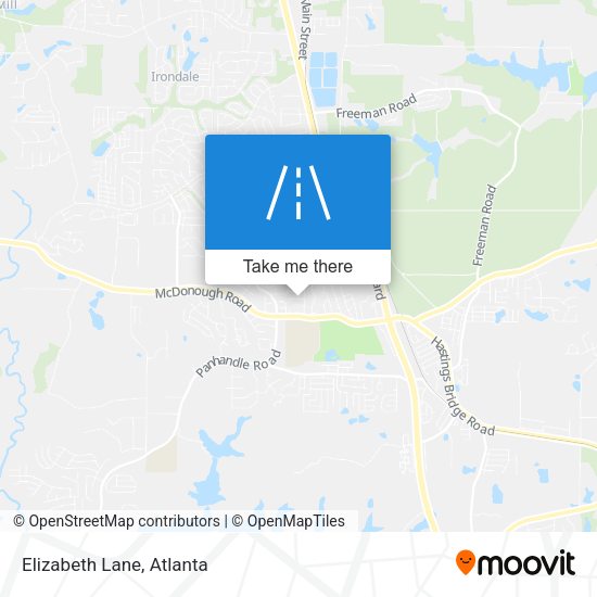 Mapa de Elizabeth Lane