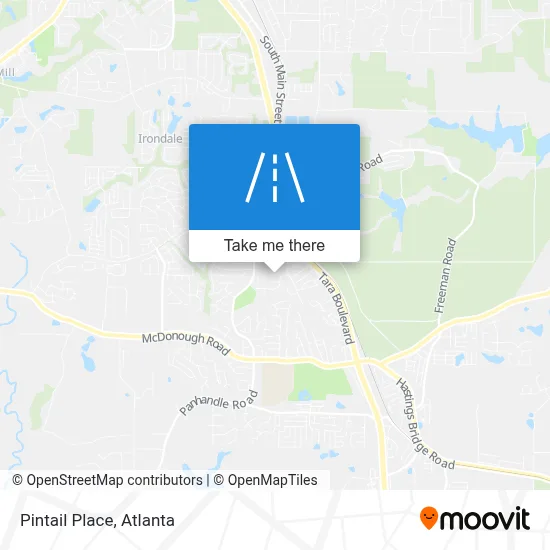 Pintail Place map