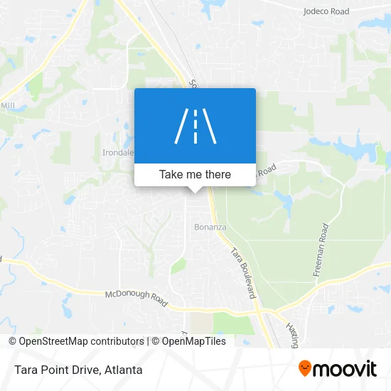 Tara Point Drive map