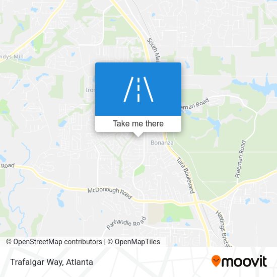 Mapa de Trafalgar Way