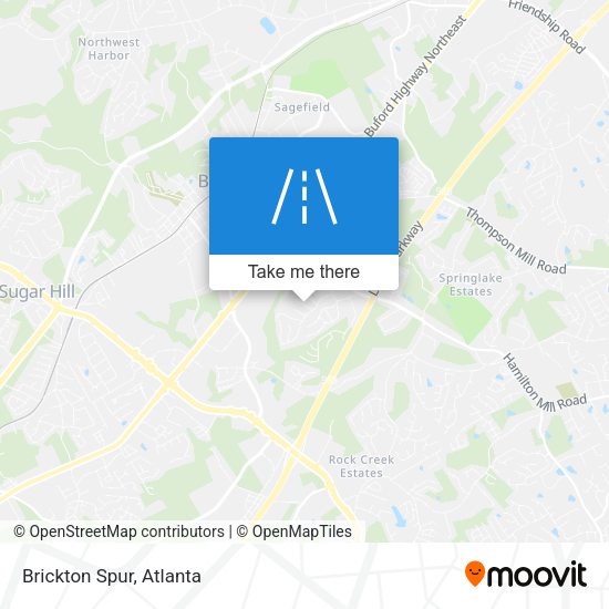 Mapa de Brickton Spur