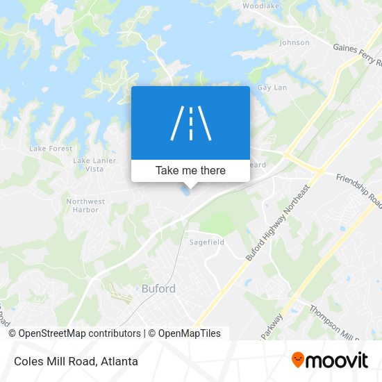 Mapa de Coles Mill Road