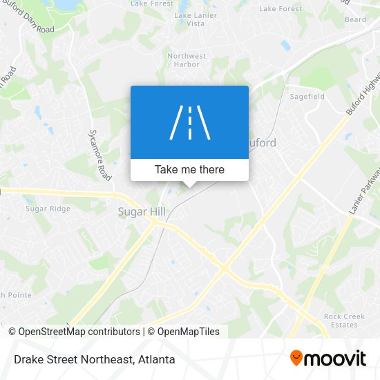 Drake Street Northeast map
