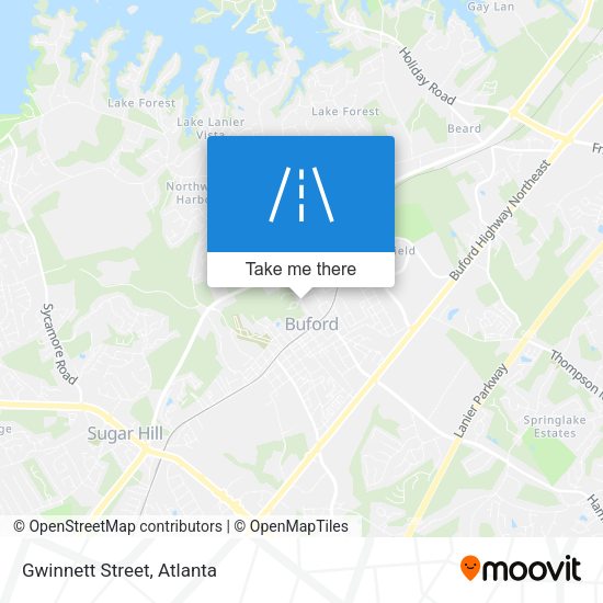 Gwinnett Street map