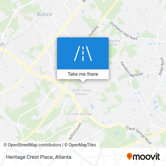 Heritage Crest Place map