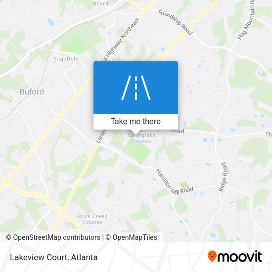Mapa de Lakeview Court