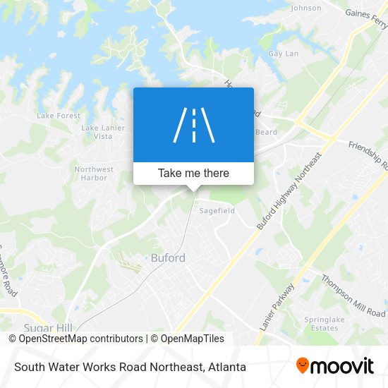 South Water Works Road Northeast map